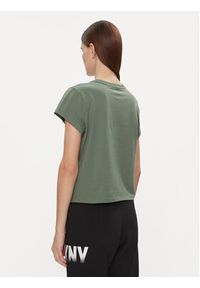 DKNY Sport T-Shirt DP3T9563 Zielony Relaxed Fit. Kolor: zielony. Materiał: bawełna. Styl: sportowy #5