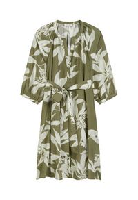 Marc O'Polo Sukienka koszulowa 506 0915 21197 Zielony Relaxed Fit. Typ kołnierza: polo. Kolor: zielony. Materiał: wiskoza, bawełna. Typ sukienki: koszulowe #2