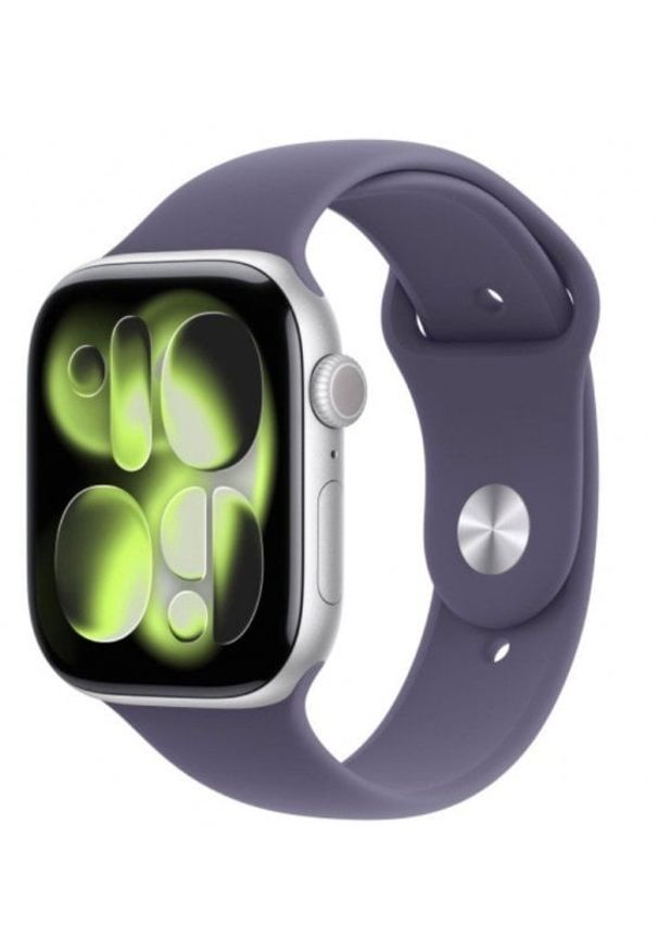 APPLE - Apple Watch Series 11 OLED 46 mm Cyfrowy 416 x 496 px Ekran dotykowy Srebrny Wi-Fi GPS. Rodzaj zegarka: cyfrowe. Kolor: srebrny