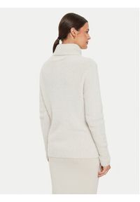 Kontatto Golf 3M0233 Beżowy Regular Fit. Typ kołnierza: golf. Kolor: beżowy. Materiał: syntetyk, wełna #3