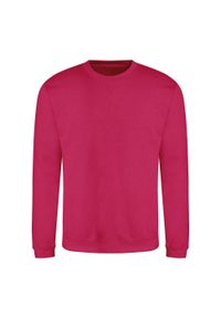 AWDIS - Zwykła Bluza Unisex Dla Dorosłych. Kolor: różowy