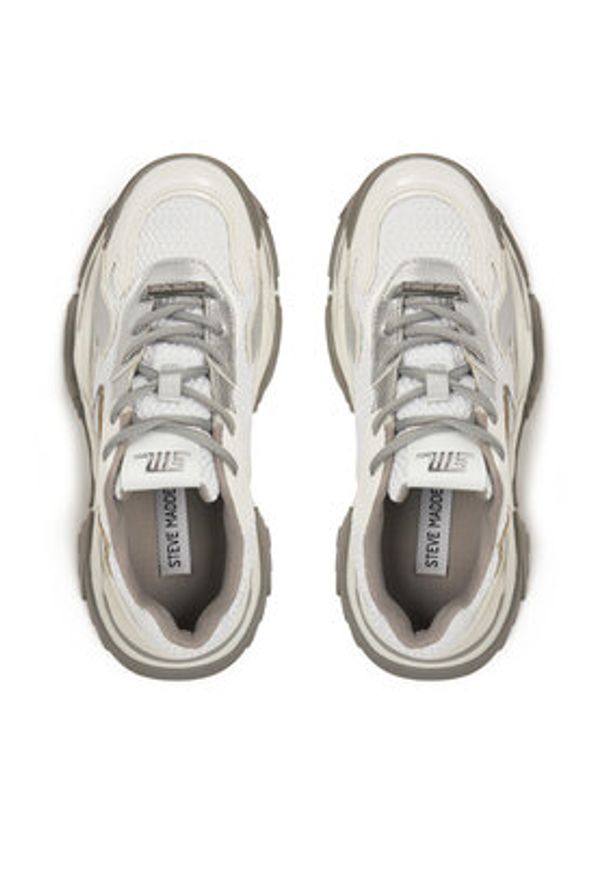 Steve Madden Sneakersy Kingpin SM11003513 Biały. Kolor: biały. Materiał: skóra