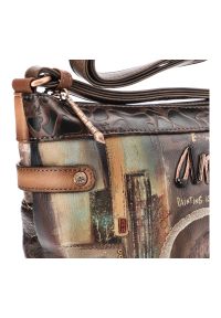 Anekke - Torebka ANEKKE - 37703-701 Brązowa. Kolor: brązowy. Sezon: jesień. Materiał: skórzane #5