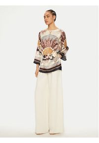 Luisa Spagnoli Bluzka Beatriz 541747 Kolorowy Regular Fit. Materiał: jedwab. Wzór: kolorowy #3