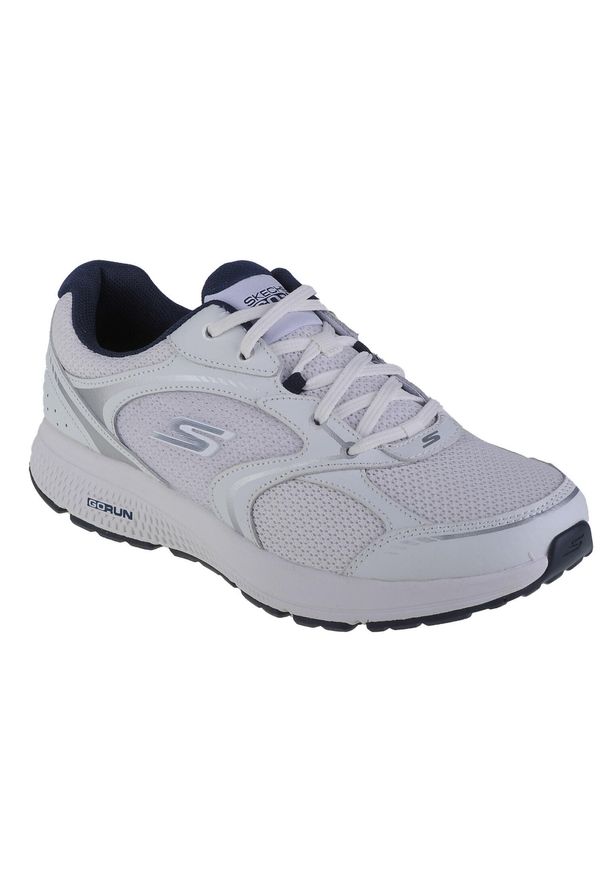 skechers - Buty do biegania męskie, Skechers GO RUN Consistent-Specie. Kolor: biały. Sport: bieganie