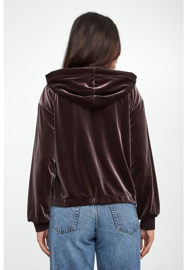 Liu Jo - Bluza damska welurowa LIU JO. Materiał: welur