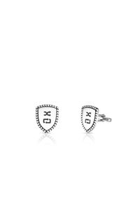 W.KRUK Unikalne Srebrne Spinki do koszuli - srebro 925 - SDL/MS127. Kolor: srebrny #1