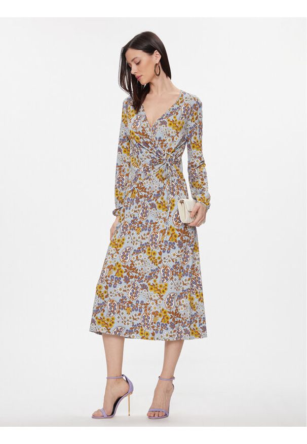 Weekend Max Mara Sukienka codzienna Staffa 2415621061 Niebieski Regular Fit. Okazja: na co dzień. Kolor: niebieski. Materiał: wiskoza. Typ sukienki: proste. Styl: casual