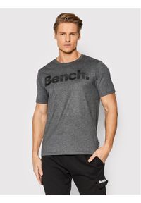 Bench T-Shirt Leandro 118985 Szary Regular Fit. Kolor: szary. Materiał: syntetyk, bawełna
