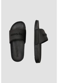 Juicy Couture - JUICY COUTURE Czarne klapki damskie Embossed Slider, Rozmiar 37. Okazja: na co dzień. Kolor: czarny. Sezon: lato. Styl: klasyczny, casual #3