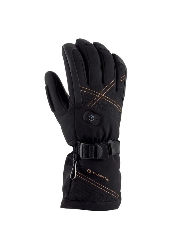 Rekawica narciarski kobieta Therm-ic Ultra Heat Gloves Women do 10 godzin ciepla. Kolor: czarny. Technologia: Primaloft. Sport: narciarstwo