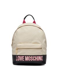 Love Moschino - Plecak LOVE MOSCHINO. Kolor: beżowy