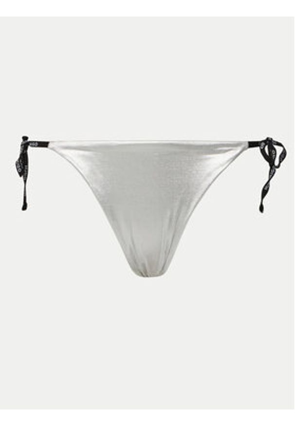 Hugo - HUGO Dół od bikini Pure 50535235 Srebrny. Kolor: srebrny. Materiał: syntetyk