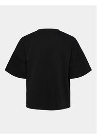 Pieces T-Shirt Chilli Summer 17118870 Czarny Loose Fit. Kolor: czarny. Materiał: bawełna, syntetyk