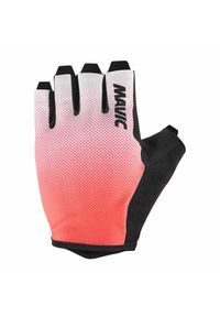 MAVIC - Rękawice Mavic Aksium Gradient. Kolor: pomarańczowy, biały, wielokolorowy. Wzór: gradientowy. Sport: kolarstwo
