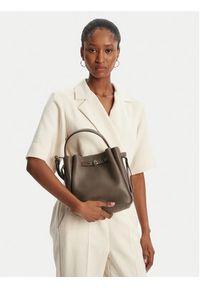 Tory Burch Torebka Romy Bucket Bag 166982 Brązowy. Kolor: brązowy. Materiał: skórzane #3