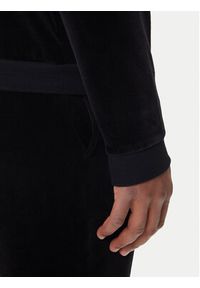 BOSS Bluza Velour 50550636 Czarny Regular Fit. Kolor: czarny. Materiał: bawełna, welur #5