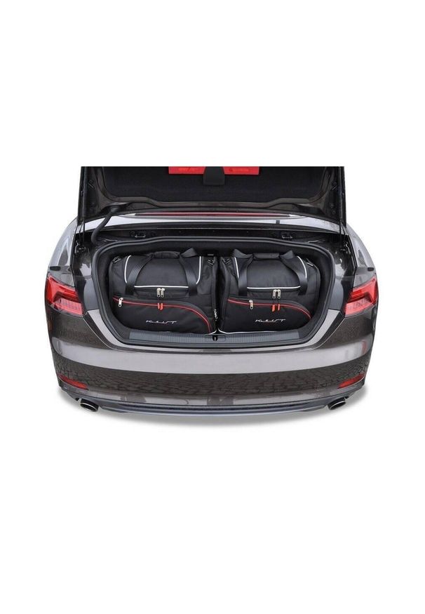 KJUST - Torby Do Bagażnika Audi A5 Cabrio 2017-2018 4Szt Kjust. Kolor: czarny. Styl: sportowy