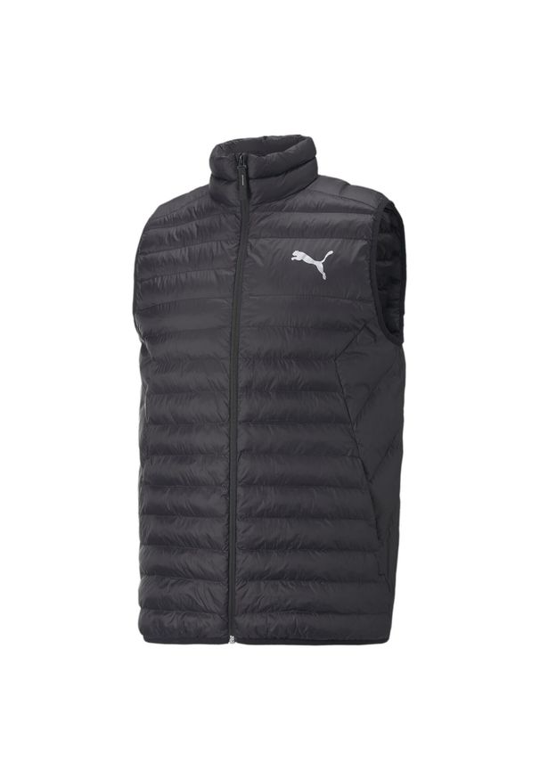 Puma - Męska kamizelka PackLITE PUMA Black. Kolor: czarny. Długość rękawa: bez rękawów. Sport: turystyka piesza