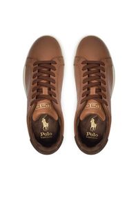 Polo Ralph Lauren Sneakersy Hrt Ct II 809892556001 Brązowy. Kolor: brązowy. Materiał: skóra #6