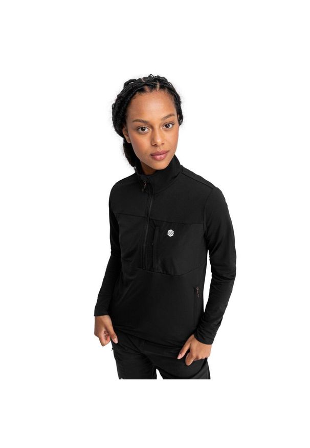 SIROKO - Bluza polarowa turystyczno-trekkingowa męska Symbol. Kolor: czarny. Materiał: polar. Sport: turystyka piesza