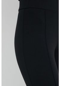 GESTUZ - Gestuz legginsy Emese damskie kolor czarny gładkie. Kolor: czarny. Materiał: dzianina. Wzór: gładki #5
