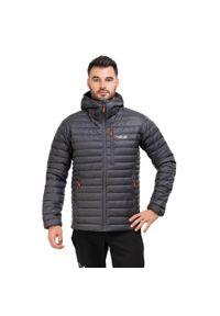 Kurtka puchowa męska Rab Microlight Alpine Jacket z kapturem. Typ kołnierza: kaptur. Kolor: szary, pomarańczowy, wielokolorowy. Materiał: puch. Sezon: zima. Sport: narciarstwo #1