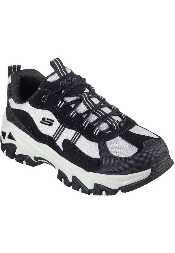 skechers - Adidasy Skechers D'lites Hiker, Kobiety. Kolor: czarny. Materiał: materiał