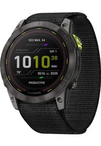 GARMIN - Zegarek sportowy Garmin Smartwatch męski Garmin 010-02754-01 czarny pasek. Rodzaj zegarka: smartwatch. Kolor: czarny. Styl: sportowy #1