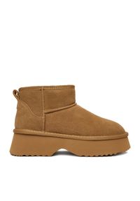 Badura Śniegowce EO-ANIKA-TS6302-01 Brązowy. Kolor: brązowy. Materiał: zamsz, skóra