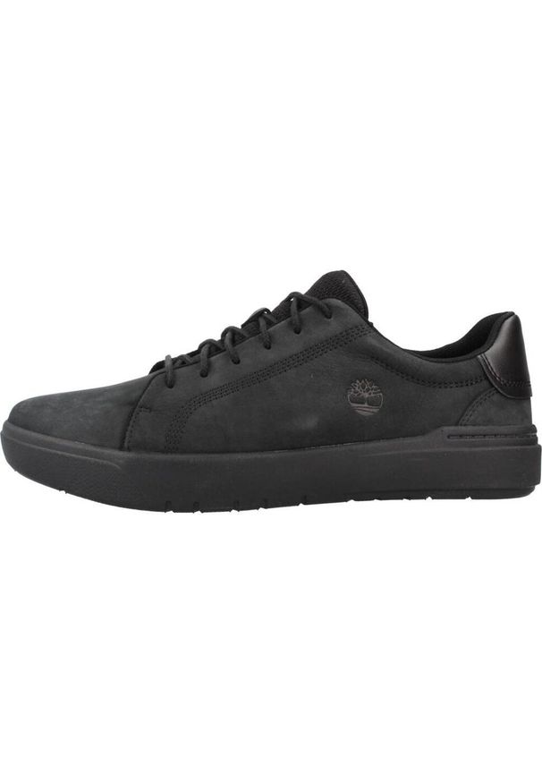 Tenisówki Timberland Model Seneca Bay Low Lace Up Kolor Czarny. Kolor: czarny. Materiał: tkanina, skóra