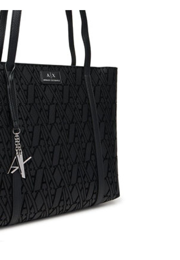 Armani Exchange Torebka XW002121 AF19298 UC001 Czarny. Kolor: czarny. Materiał: skórzane