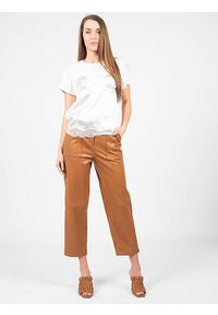 Pinko Spodnie "Accaldarsi" | 1V10LD Y7MN | Accaldarsi | Kobieta | Brązowy. Stan: podwyższony. Kolor: brązowy. Materiał: skóra ekologiczna #1