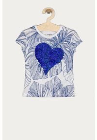 Desigual - T-shirt dziecięcy 104-164 cm. Okazja: na co dzień. Kolor: niebieski. Materiał: bawełna, dzianina. Styl: casual #1