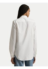 Polo Ralph Lauren Koszula 211941520002 Biały Slim Fit. Typ kołnierza: polo. Kolor: biały. Materiał: bawełna