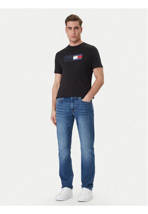 TOMMY HILFIGER - Tommy Hilfiger T-Shirt Brand Love Box MW0MW42366 Czarny Regular Fit. Kolor: czarny. Materiał: bawełna