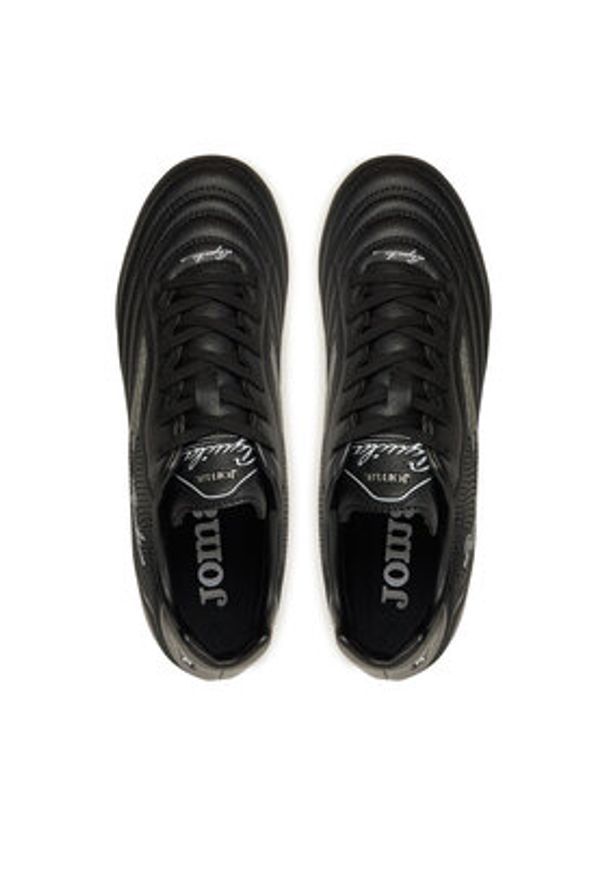 Joma Buty do piłki nożnej Aguila Firm Ground AGUW2401FG Czarny. Kolor: czarny. Materiał: skóra