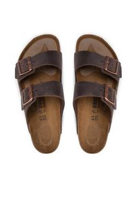 Birkenstock Klapki Arizona Bs 0052531 Brązowy. Kolor: brązowy. Materiał: skóra, nubuk