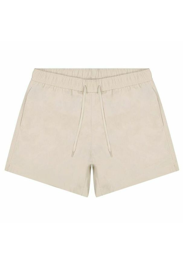 Champion - Strój kąpielowy Męski Script Logo. Kolor: biały. Styl: sportowy