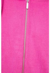 medicine - Medicine bluza damska kolor różowy z kapturem gładka. Typ kołnierza: kaptur. Kolor: różowy. Materiał: dzianina. Wzór: gładki #3
