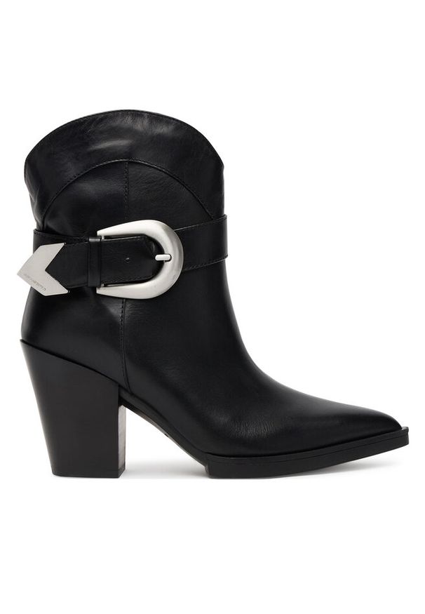 Karl Lagerfeld - Botki KARL LAGERFELD. Kolor: czarny