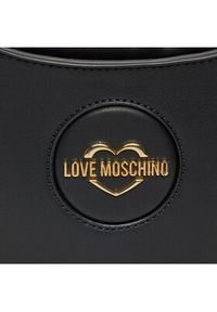 Love Moschino - LOVE MOSCHINO Torebka JC4215PP1ILR0000 Czarny. Kolor: czarny. Materiał: skórzane #5
