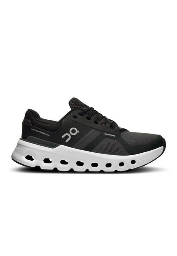 On Running - Buty do biegania damskie On Cloudrunner 2. Kolor: czarny. Materiał: materiał, syntetyk, tkanina. Sport: bieganie