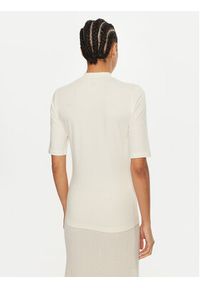 Calvin Klein Bluzka K20K207744 Écru Regular Fit. Materiał: syntetyk #3
