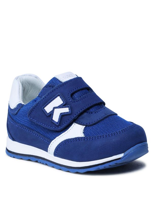 Sneakersy Lasocki Kids CI12-2908-08(II)CH Cobalt Blue. Kolor: niebieski. Materiał: nubuk, skóra
