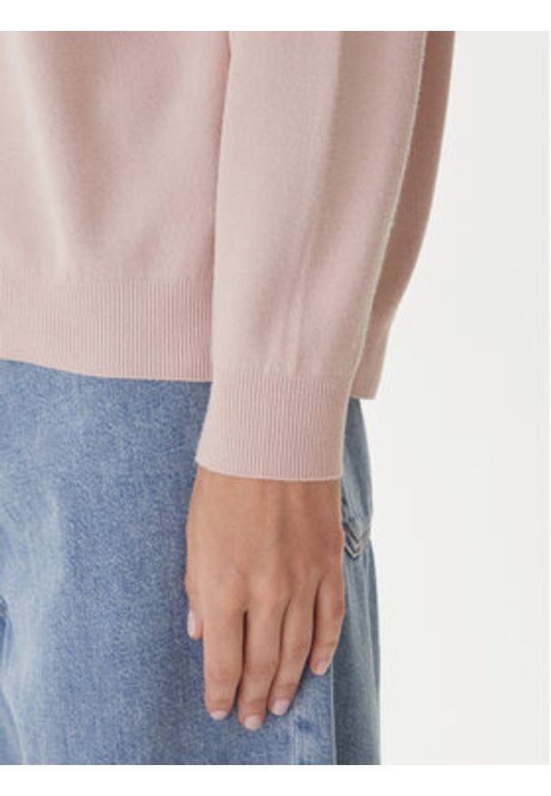 Kontatto Sweter 3M0820C Różowy Regular Fit. Kolor: różowy. Materiał: syntetyk