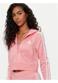 Adidas - adidas Dres Glam IX1117 Różowy Slim Fit. Kolor: różowy. Materiał: bawełna, syntetyk