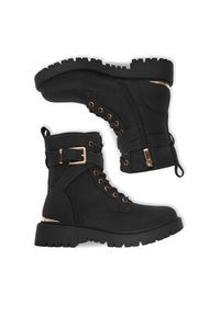 DeeZee Trzewiki 58022-1A Czarny. Kolor: czarny. Materiał: syntetyk, materiał #2