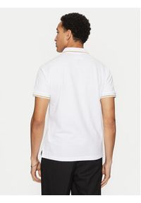 Versace Jeans Couture Polo 78GAGT00 Biały Regular Fit. Typ kołnierza: polo. Kolor: biały. Materiał: bawełna