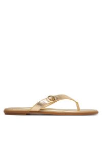 MICHAEL Michael Kors Japonki Ering Thong 40S6ERFS1M Złoty. Kolor: złoty. Materiał: skóra #4